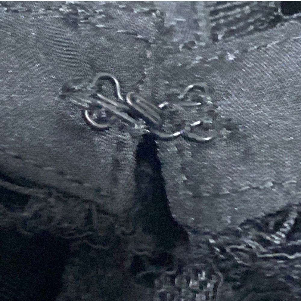 NWT Laundry by Shelli Segal Black Lace Collared Lined Top Women Size M - Picture 8 of 13